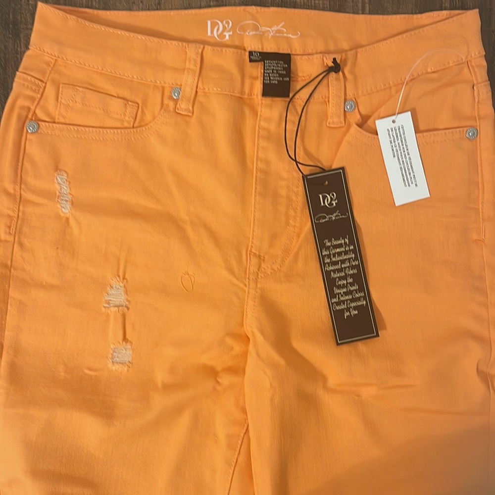 Diane Gilman peach jeans - Picture 7 of 7